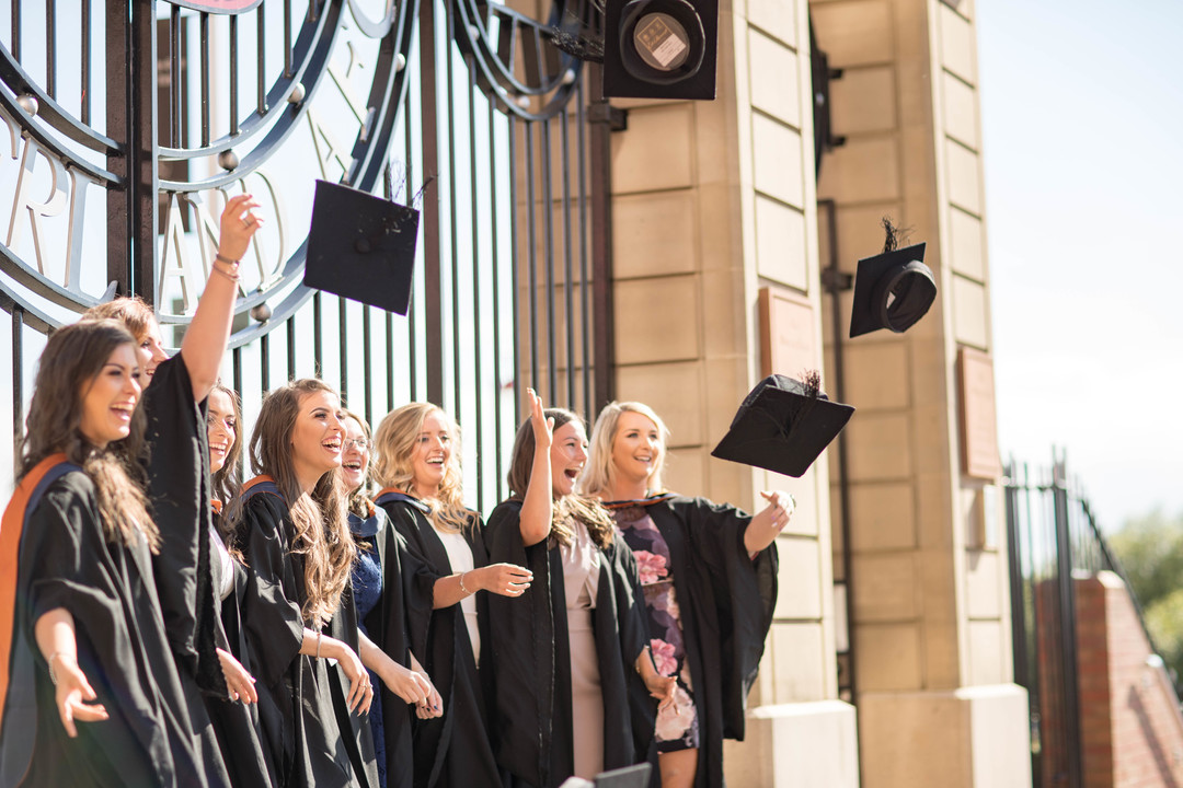 students at the graduation ceremony