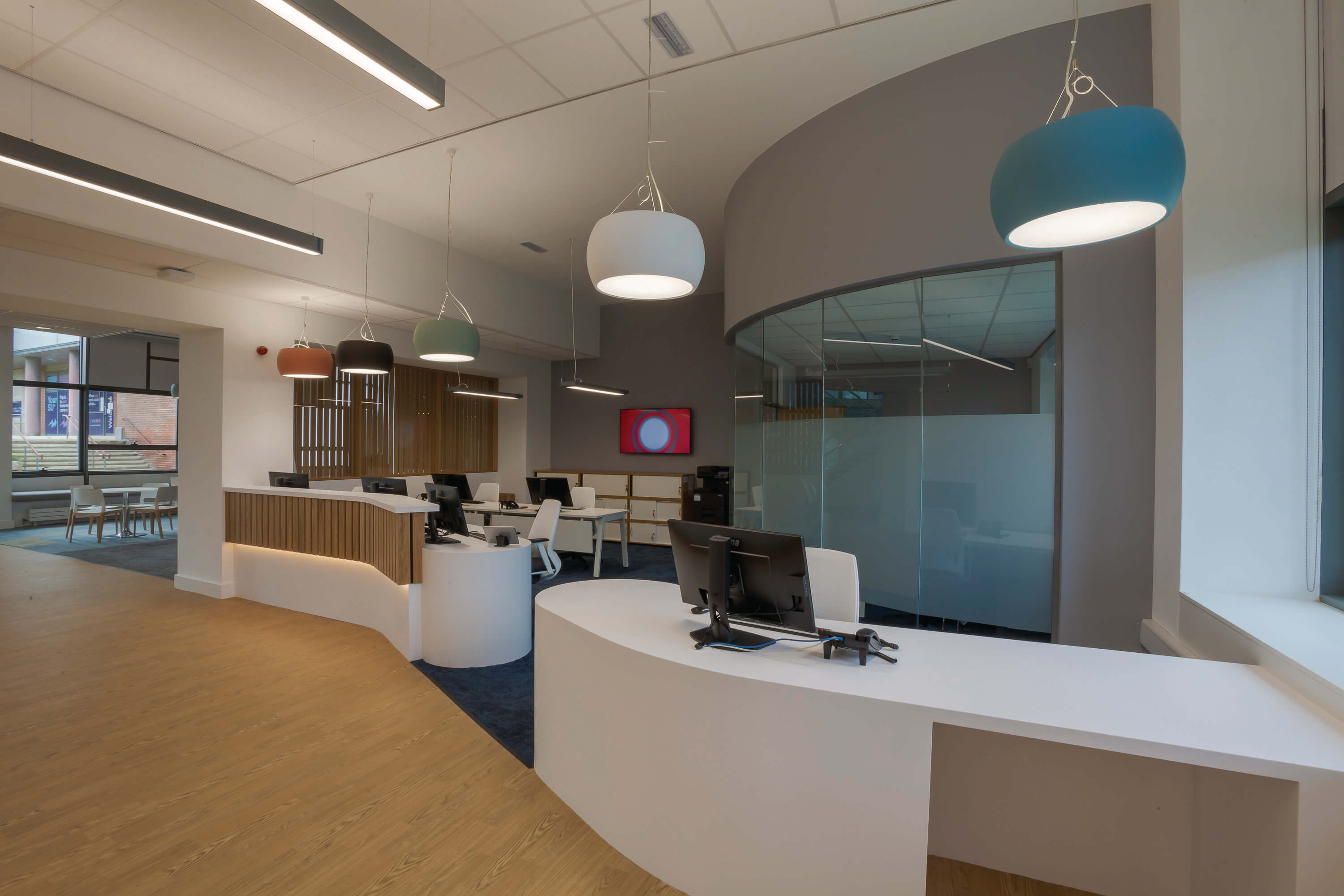 Image of the student enquiry help desk