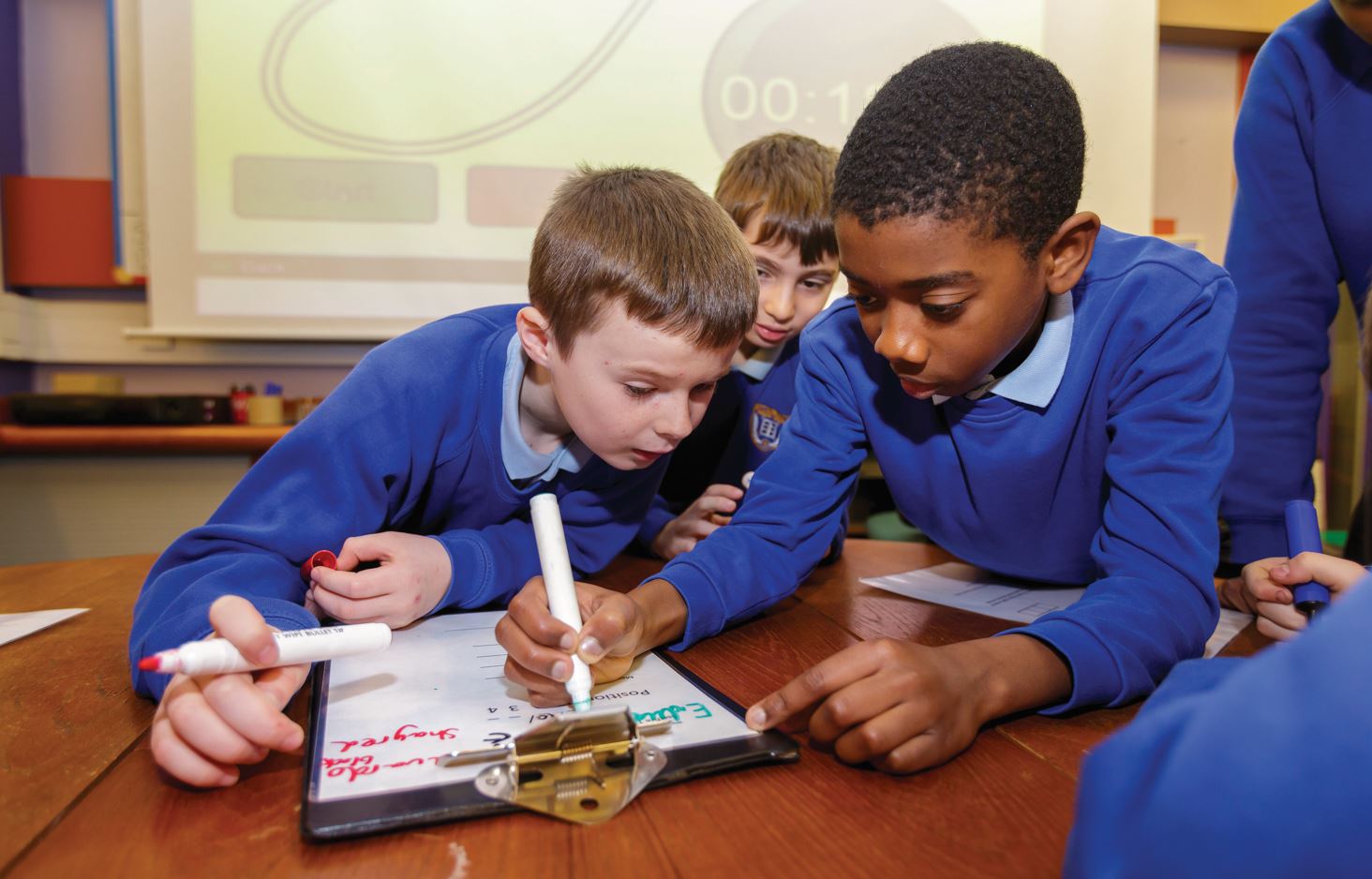 Children in a classroom