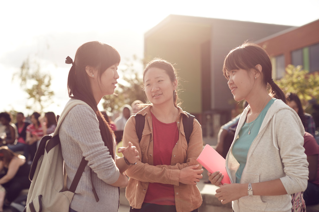 International students at city campus