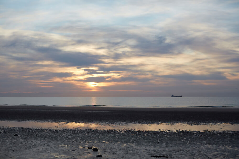 An image of Sunderland's Roker beach